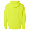 Team 365 Unisex Safety Yellow Squad Hooded Tech Fleece Pullover
