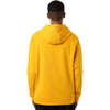 Team 365 Unisex Sport Athletic Gold Squad Hooded Tech Fleece Pullover