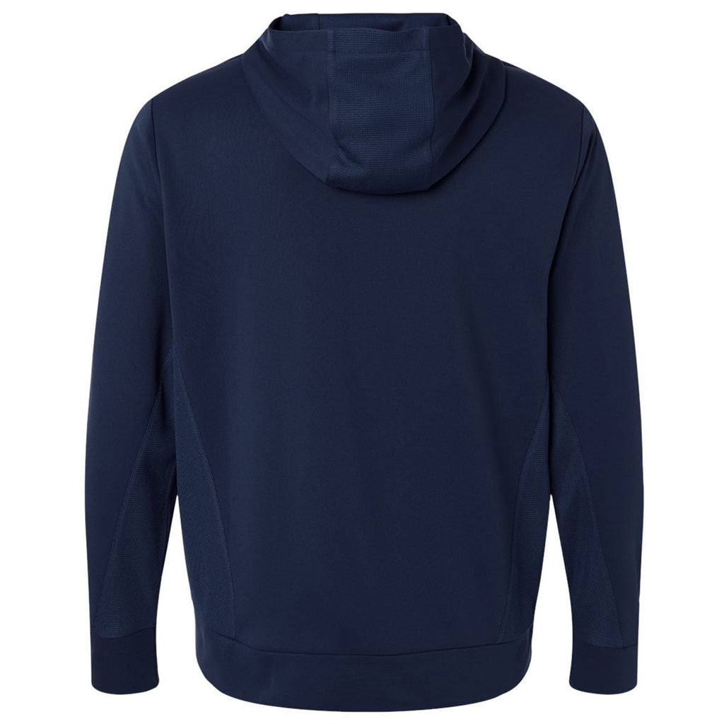 Team 365 Unisex Sport Dark Navy Squad Hooded Tech Fleece Pullover