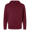 Team 365 Unisex Sport Maroon Squad Hooded Tech Fleece Pullover