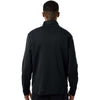 Team 365 Unisex Black Squad Cadet Quarter-Zip Tech Fleece Pullover