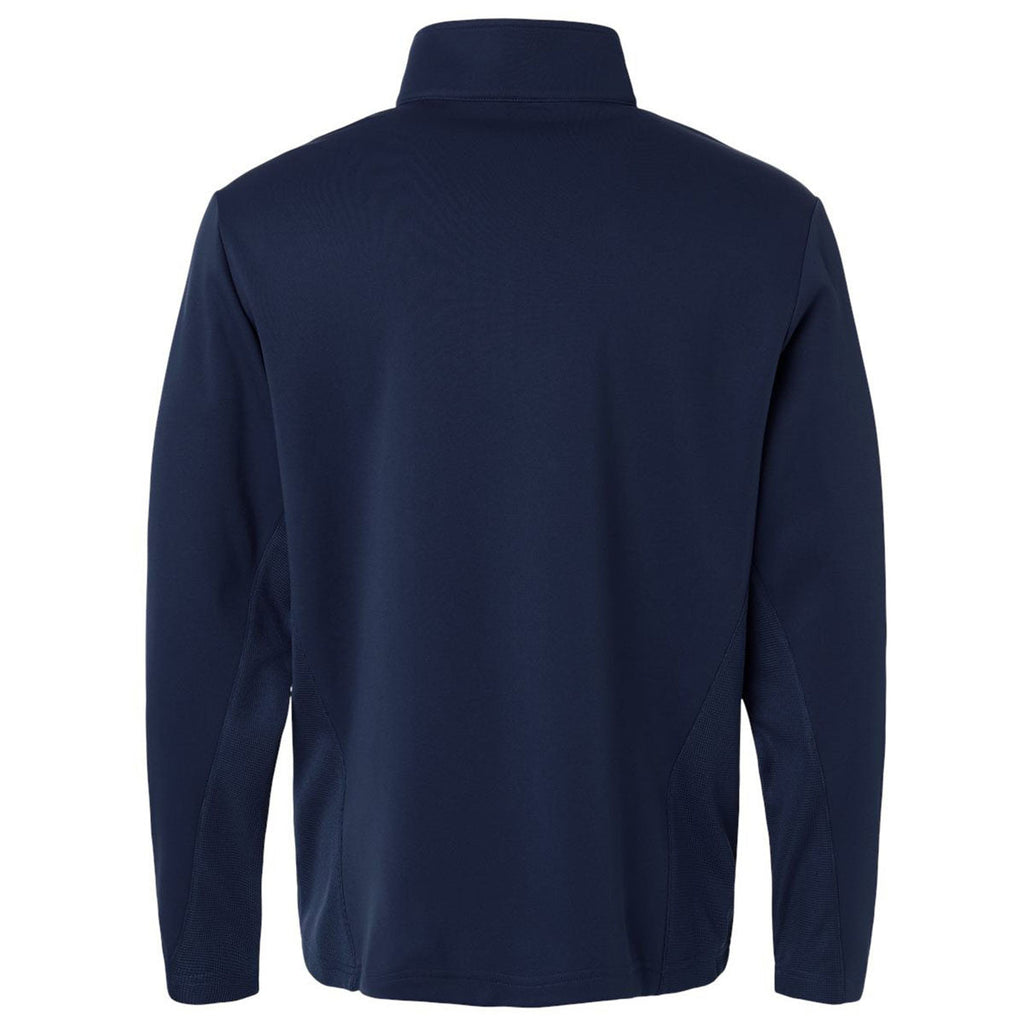 Team 365 Unisex Sport Dark Navy Squad Cadet Quarter-Zip Tech Fleece Pullover