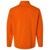 Team 365 Unisex Sport Orange Squad Cadet Quarter-Zip Tech Fleece Pullover