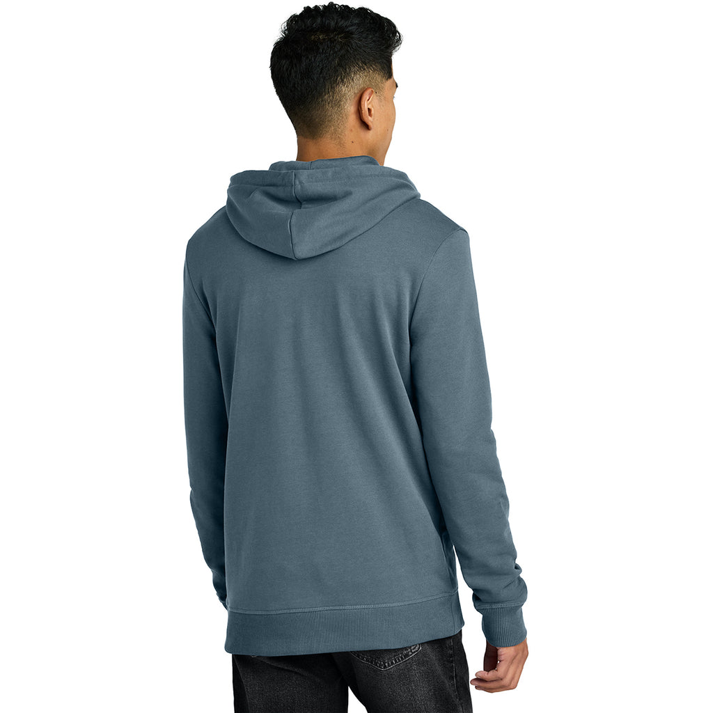 tentree Men's Vintage Blue Organic Cotton Fleece Full-Zip Hoodie