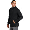 tentree Men's Meteorite Black Space Dye Fleece 1/4-Zip