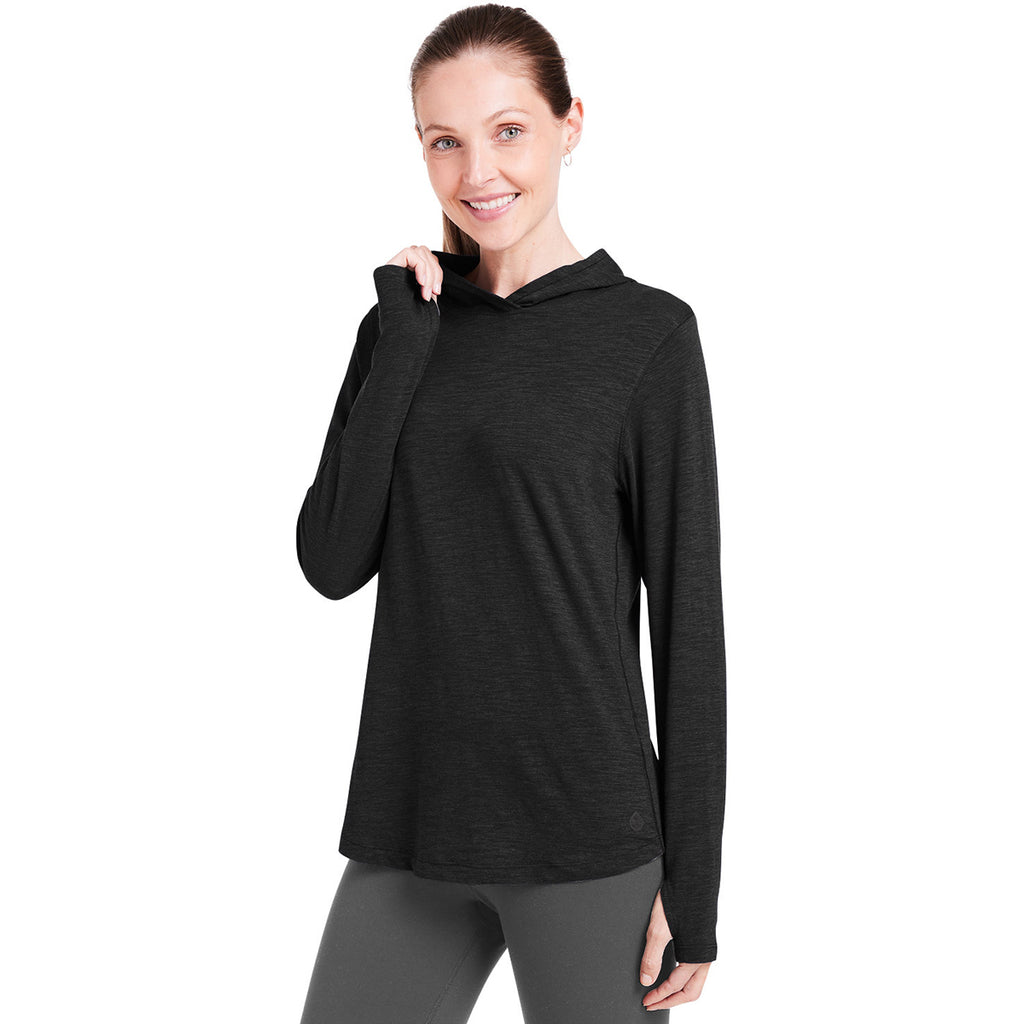 tasc Women's Black Recess Hooded Pullover