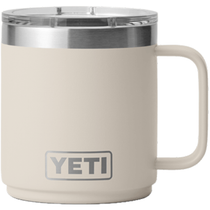 YETI Cape Taupe Rambler 10 oz Stackable Mug with Durasip Ceramic Lining