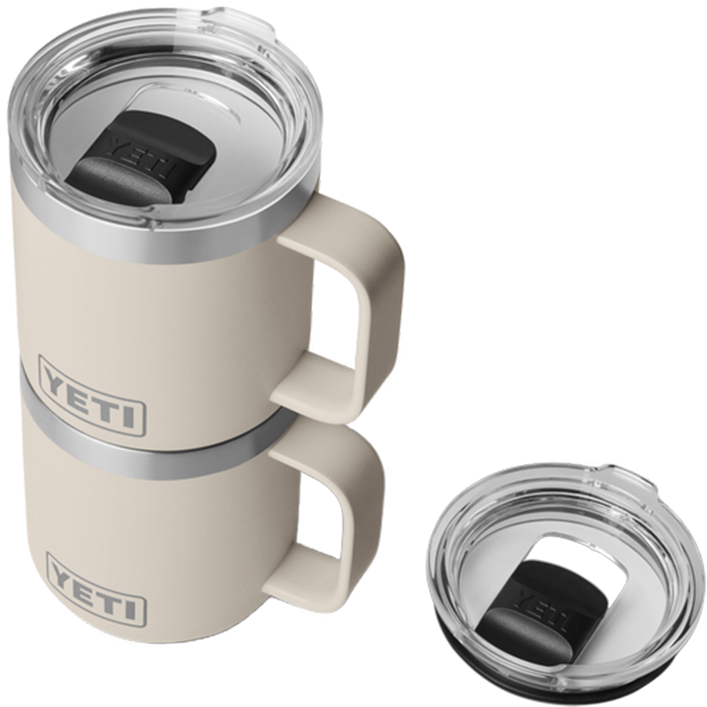 YETI Cape Taupe Rambler 10 oz Stackable Mug with Durasip Ceramic Lining