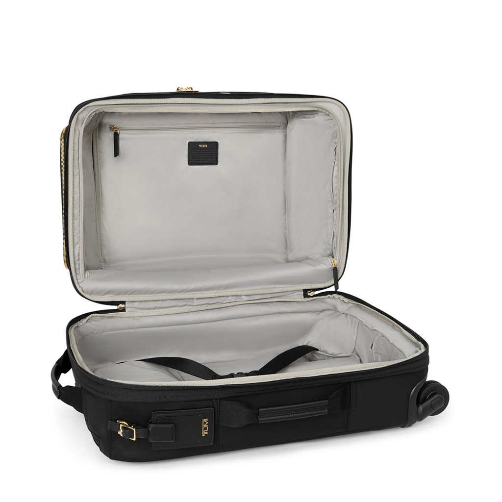 Tumi Black/Gold Voyageur Leger International Expandable Carry-On