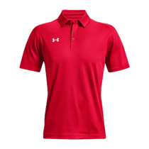 Under Armour Men's Red Tech Team Polo