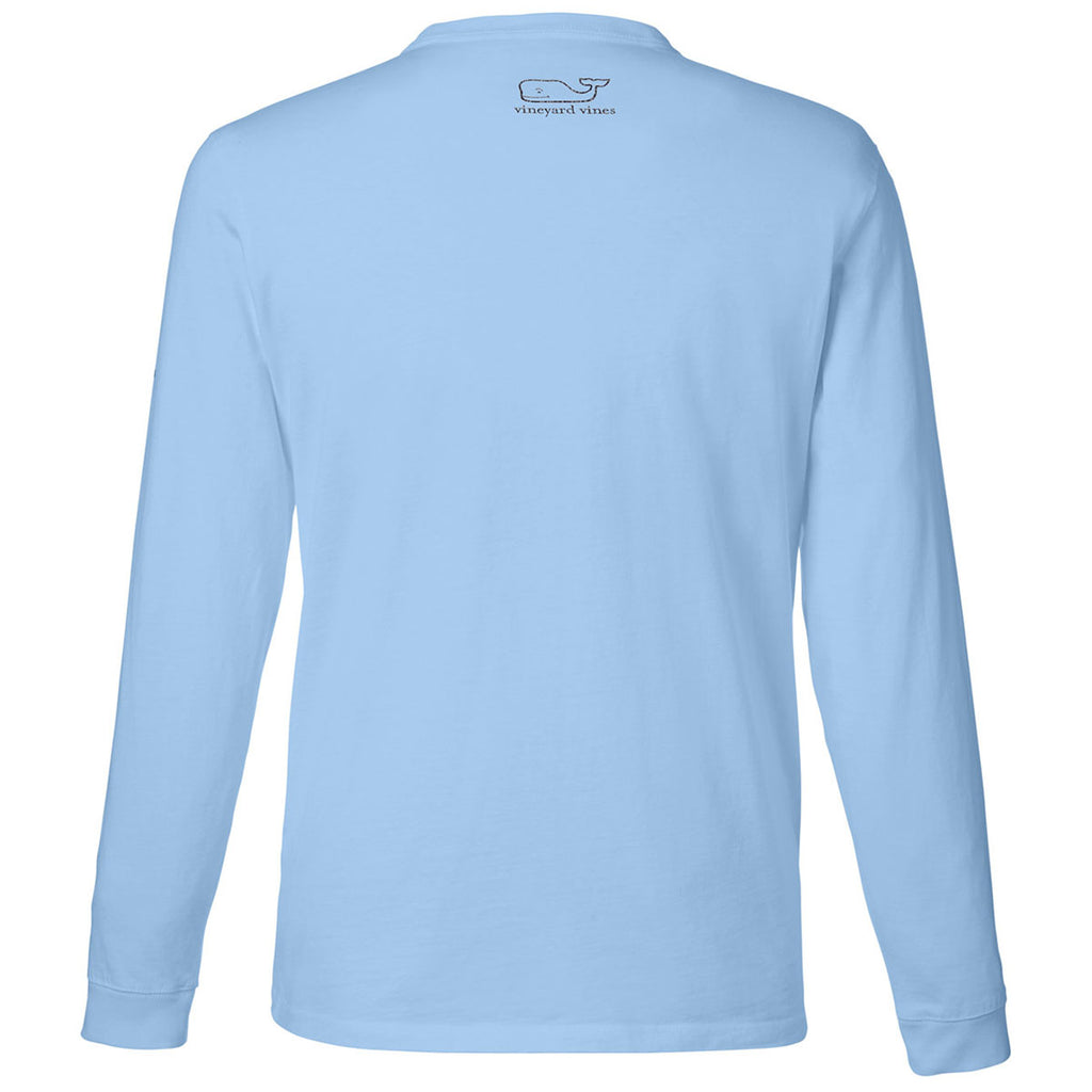 Vineyard Vines Unisex Jake Blue/ Blue Blazer Long Sleeve Pocket T-Shirt