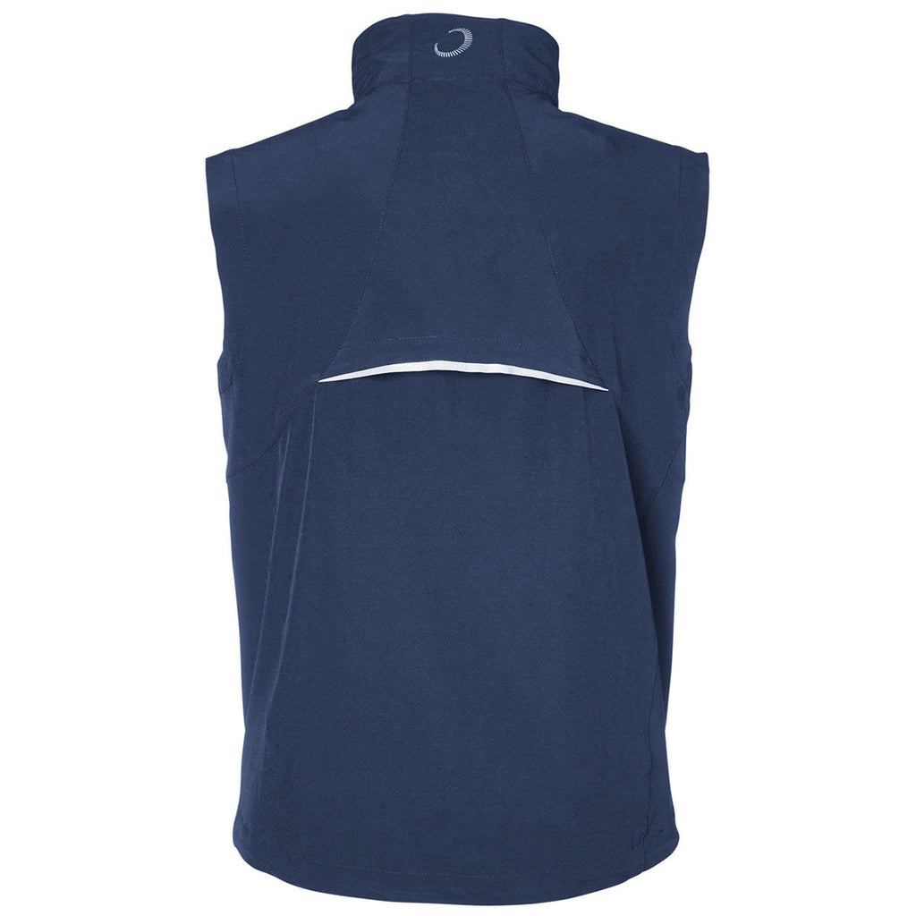 Zero Restriction Men's Navy Full-Zip Vest