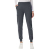 Jaanuu Women's Carbon Grey Rubi Ultrasoft Scrub Joggers