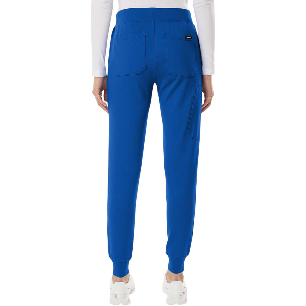 Jaanuu Women's Royal Blue Rubi Ultrasoft Scrub Joggers