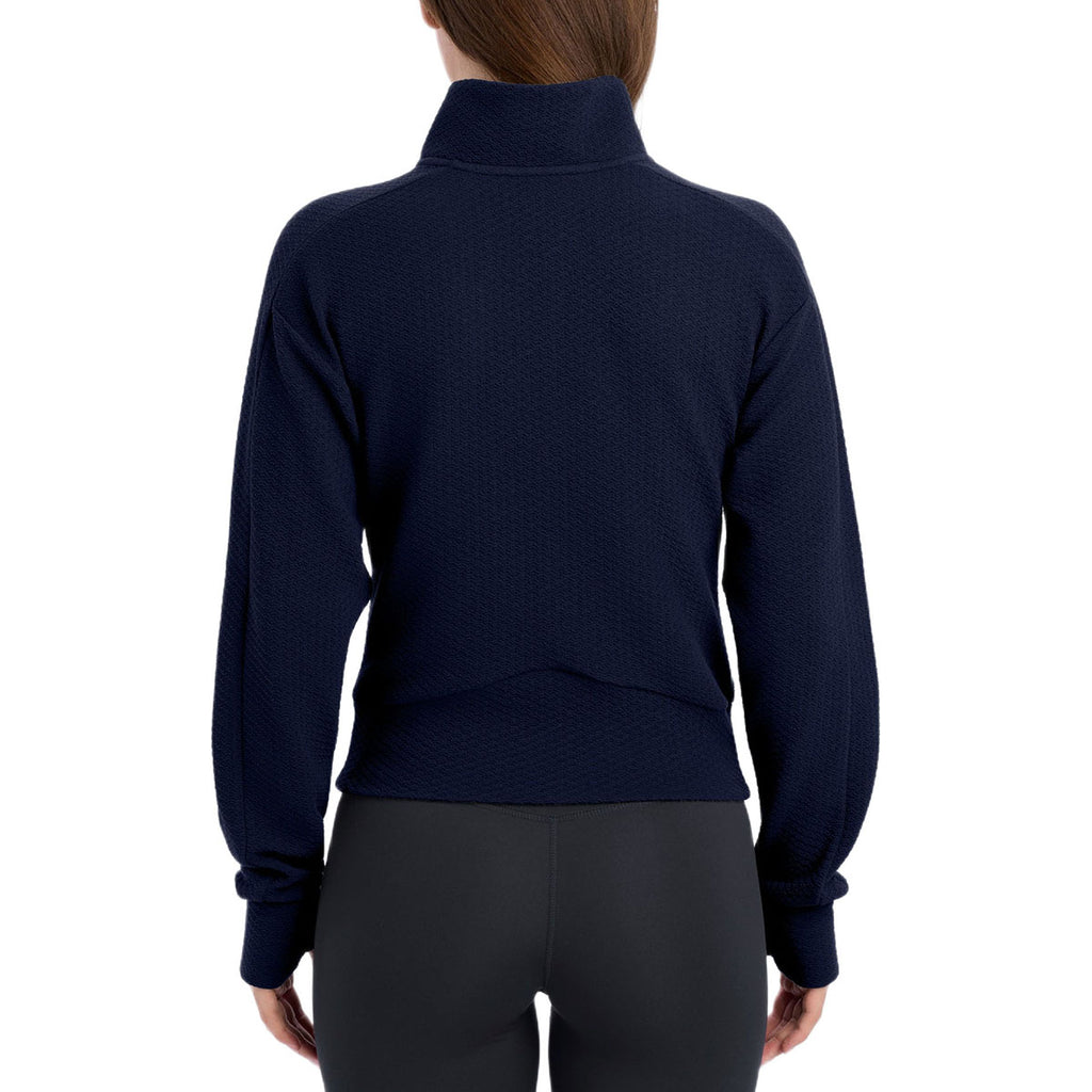 UNRL Women's Midnight Navy Elevation Half-Zip Pullover