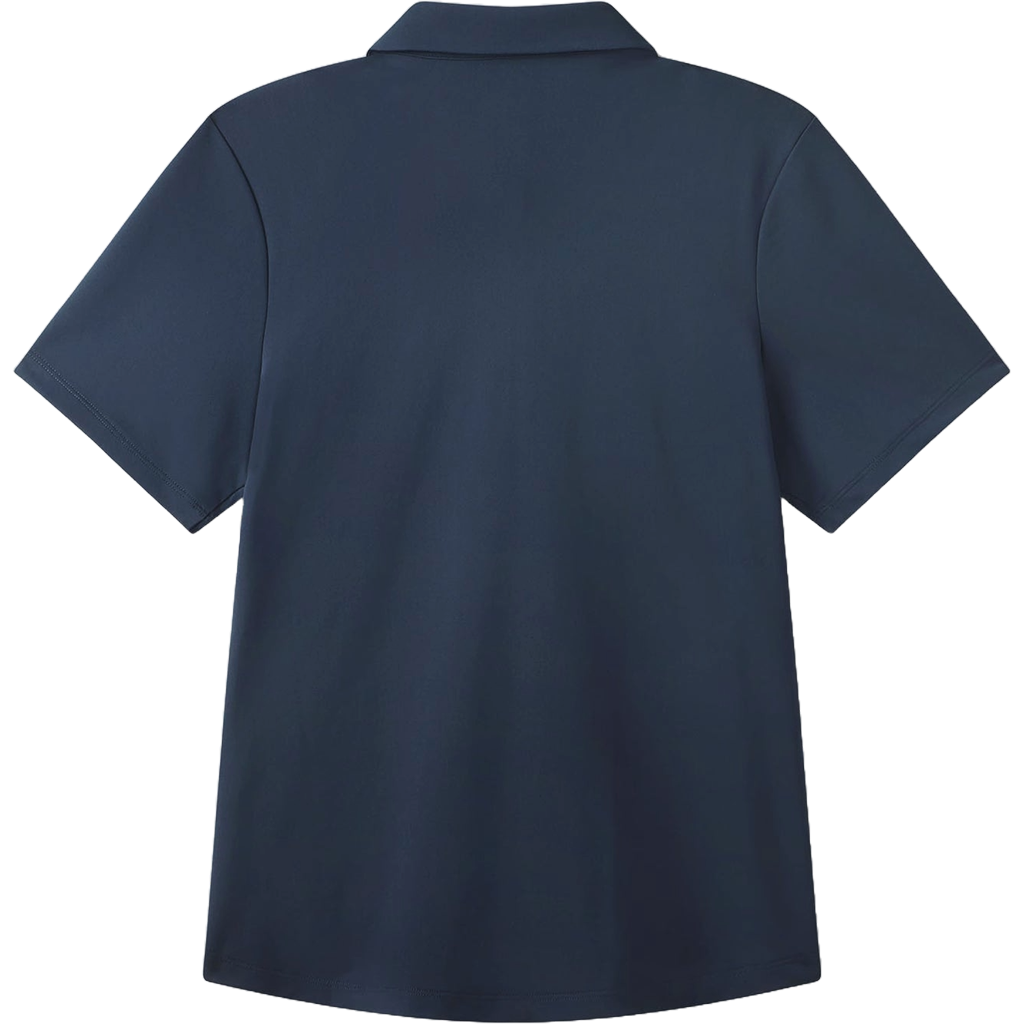 UNRL Women's Navy Short Sleeve Pique Pro Polo