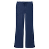 Wink Women's Navy Petite Workflex Flare Leg Cargo Pant