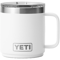 YETI White Rambler 10 oz Stackable Mug with Durasip Ceramic Lining
