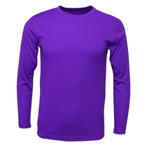 BAW Men's Purple Xtreme Tek Long Sleeve Shirt