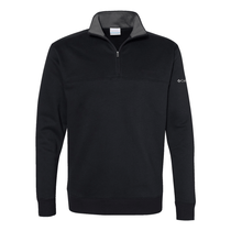 Columbia Men's Black Hart Mountain II Half-Zip Pullover