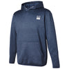 HUK Men's Naval Academy Heather Performance Hooded Fleece Pullover