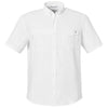 HUK Men's White Tide Point Short Sleeve Shirt