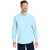 HUK Men's Crystal Blue Tide Point Long Sleeve Shirt