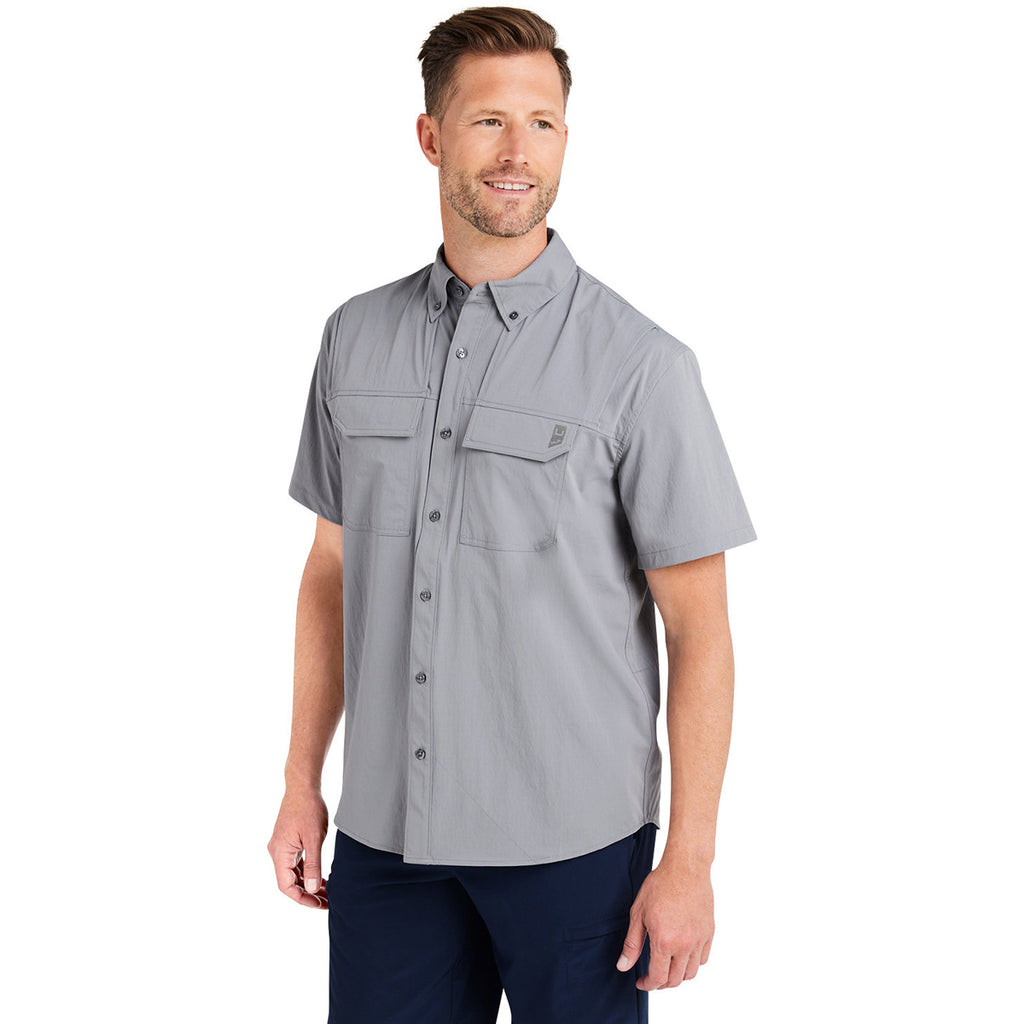 HUK Men's Night Owl Creekbed Short Sleeve Shirt