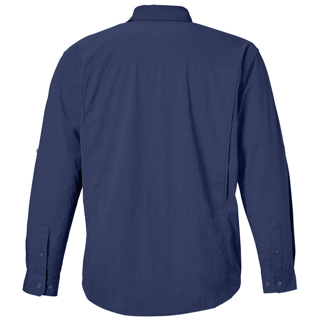 HUK Men's Naval Academy Creekbed Long Sleeve Shirt