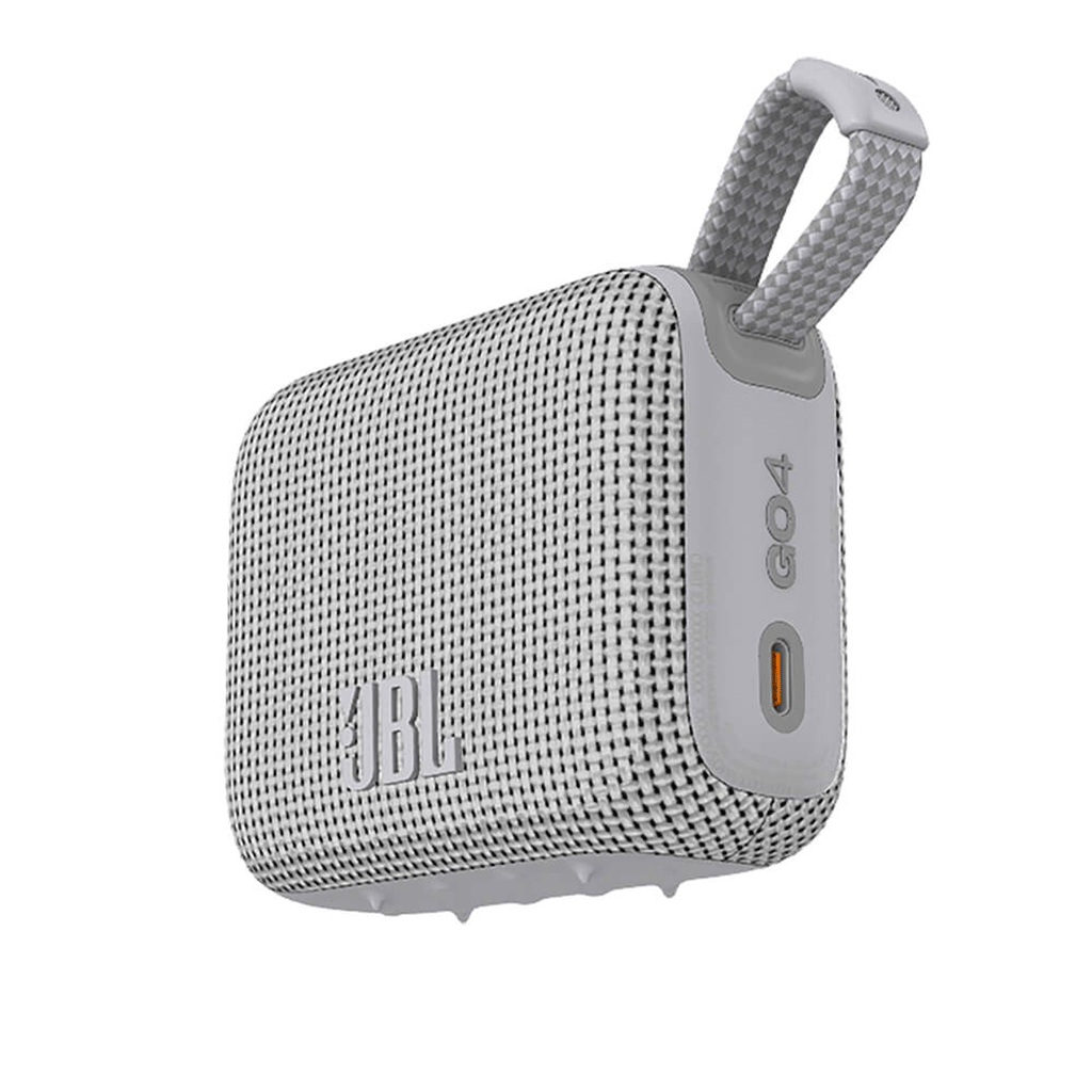 JBL Go 4 White Bluetooth Portable Speaker