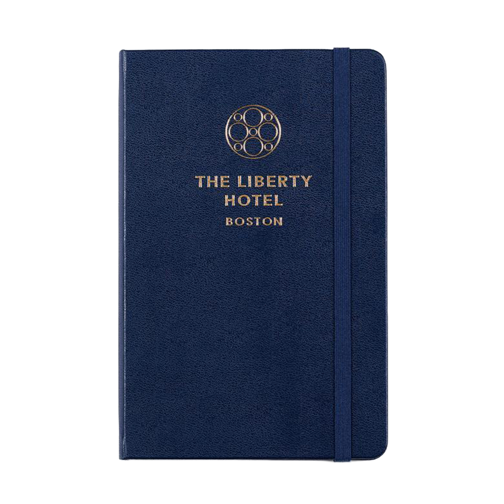 Moleskine Navy Blue/Sapphire Medium Notebook and GO Pen Gift Set