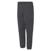 Russell Athletic Men's Black Heather Dri Power Closed Bottom Sweatpants with Pockets