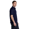 Hanes Men's Navy 5.2 oz. 50/50 EcoSmart Jersey Knit Polo
