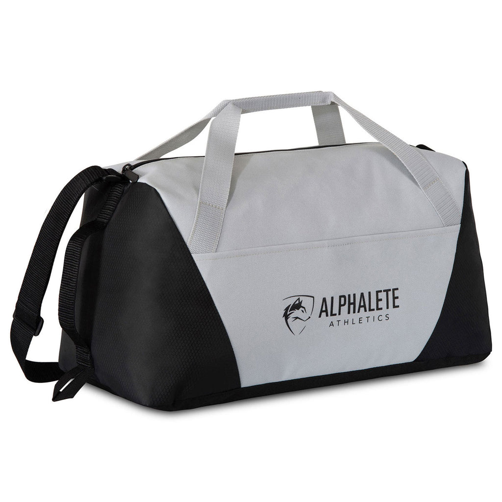 Gemline Glacial Grey Geometric Sport Bag