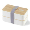 Gemline White Osaka Bento Lunch Box