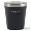 Aviana Black Opaque Gloss Collins Double Wall 10 oz. Stainless Lowball Tumbler