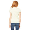 Bella + Canvas Women's Lime Wedge Stretch Rib Short-Sleeve V-Neck T-Shirt
