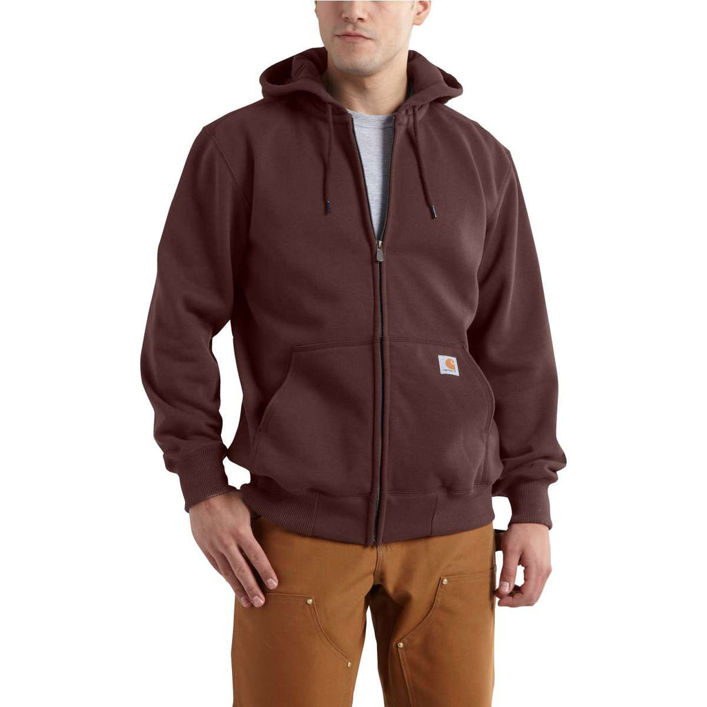 Carhartt Men's Dark Cedar Paxton Heavyweight Hooded Zip-Front Sweatshirt