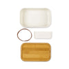 Gemline White Satsuma Bento Lunch Box