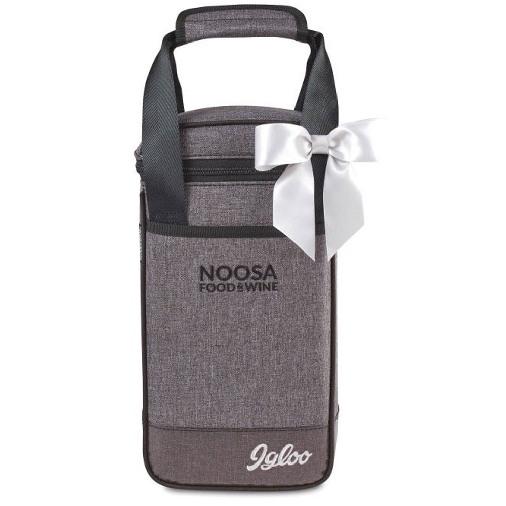 Gourmet Expressions Heather Grey Wine Down Igloo Daytripper Cooler- Rose