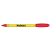 Paper Mate Red Sport RT Yellow Barrel - Blue Ink