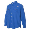 Columbia Men's Vivid Blue Bahama II Long Sleeve Shirt