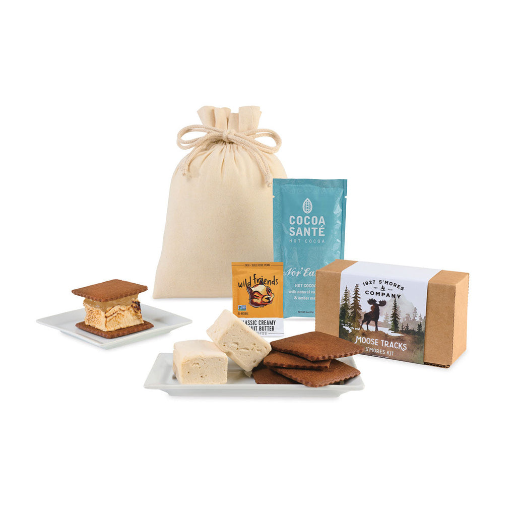 Gourmet Expressions Natural S'mores & Cocoa Gift Bag - Moose Tracks