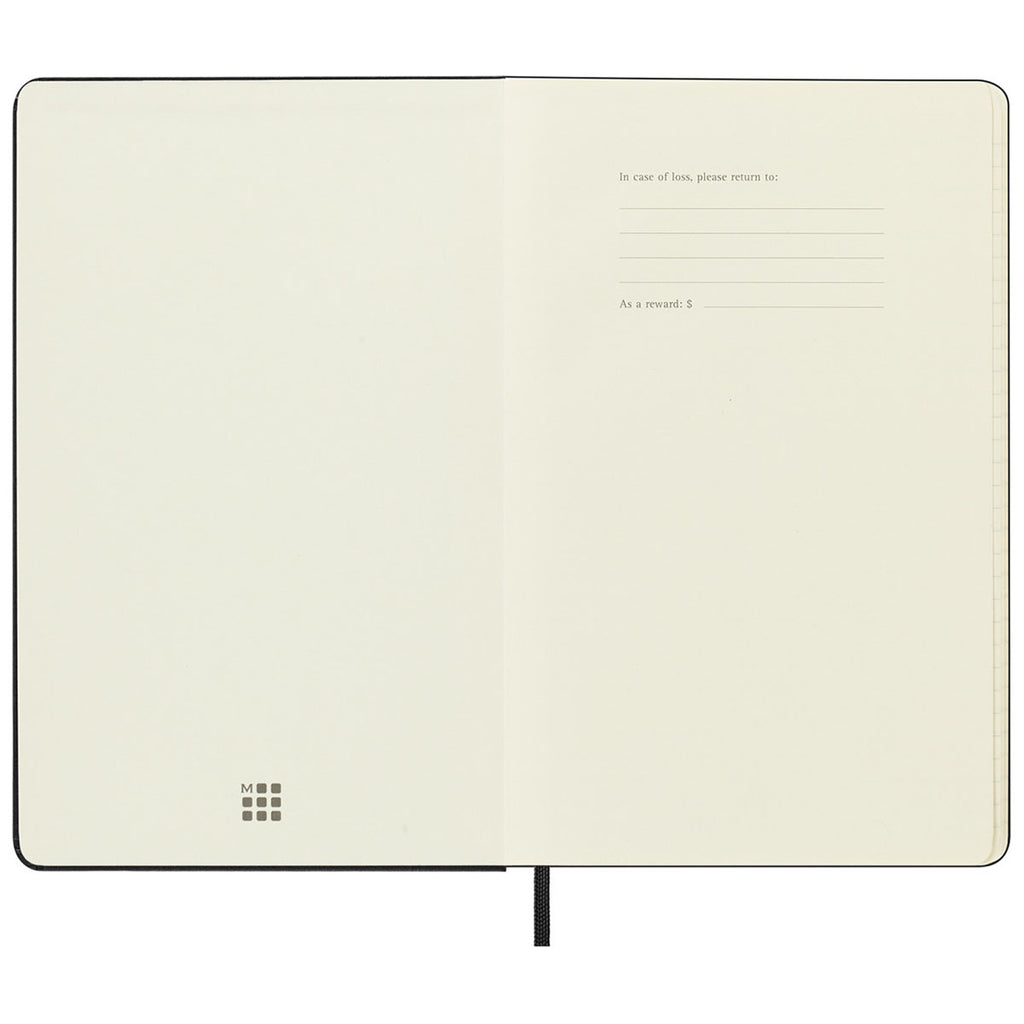 Moleskine Black Hard Cover Large 12-Month Weekly 2024 Planner
