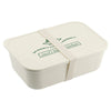 Leed's Beige PLA Bento Box with Band and Utensils