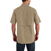 Carhartt Men's Dark Khaki Force Ridgefield Solid SS Shirt