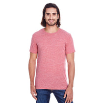 Threadfast Unisex Red Triblend Short-Sleeve T-Shirt