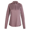 Landway Women's Heather Maroon Apex Baselayer Active Dry Pullover