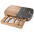 Leed's Natural Marble Cheese Board Set with Knives
