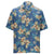 Edwards Men's Riviera Blue Hibiscus Multi-Color Camp Shirt